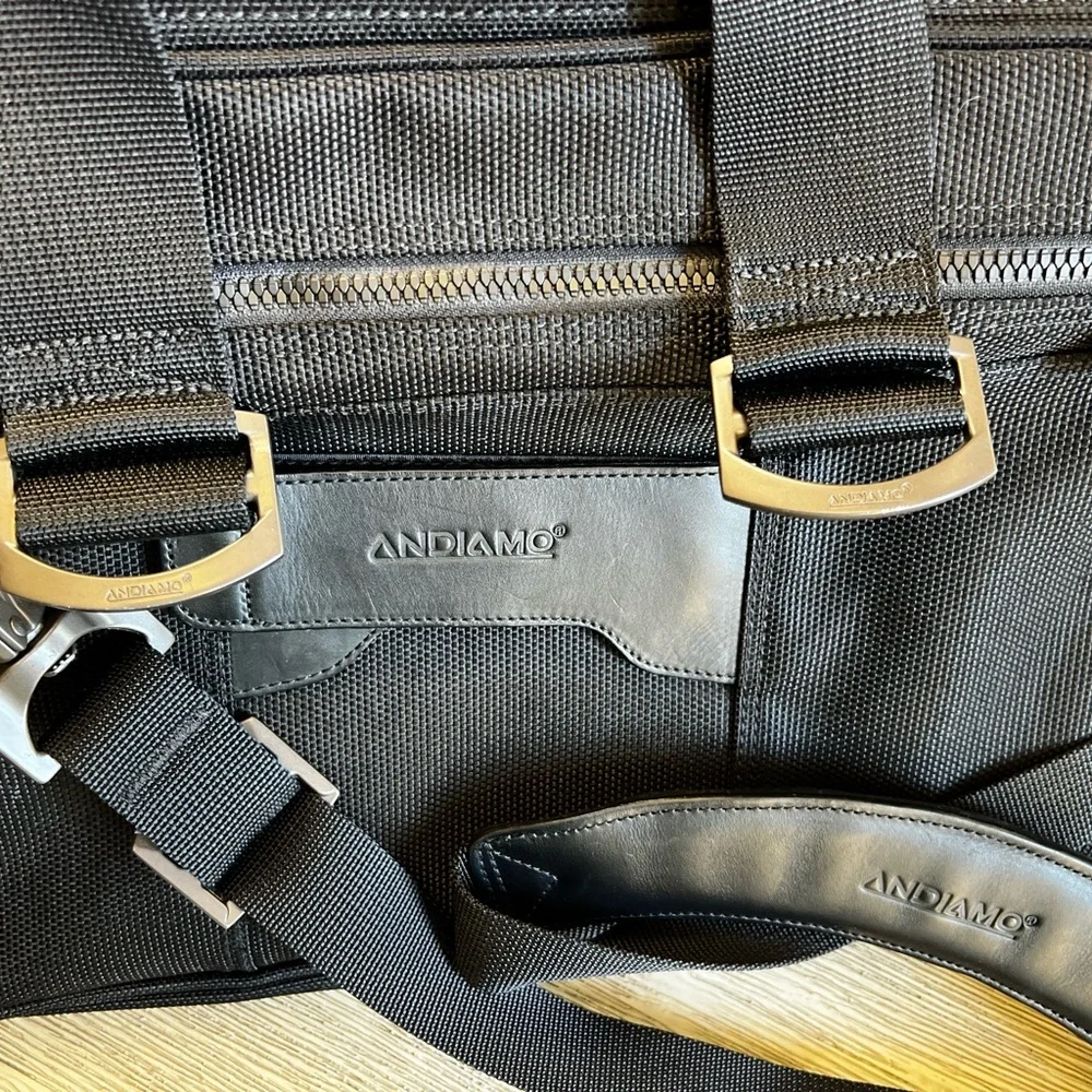 Andiamo Gray Laptop Bag for Men